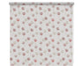 Multi Coloured Red & White Floral Patterned Dim Out Roller Blind 'Sunset Wishes' lowered
