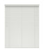 50mm White Thermal Real Wooden Blind 'Wonderful in White' lowered
