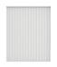 Plain White Dim Out Vertical Blind 'The Minimalist' without frame