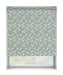 Multi Coloured Green Floral Patterned Dim Out Roller Blind 'Twisting in the Forest' raised