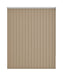 Cream Textured Patterned Dim Out Vertical Blind 'Cream Funky Checks' no window frame