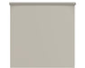 Plain Grey Dim Out Roller Blind 'Light, Grey, Action' lowered