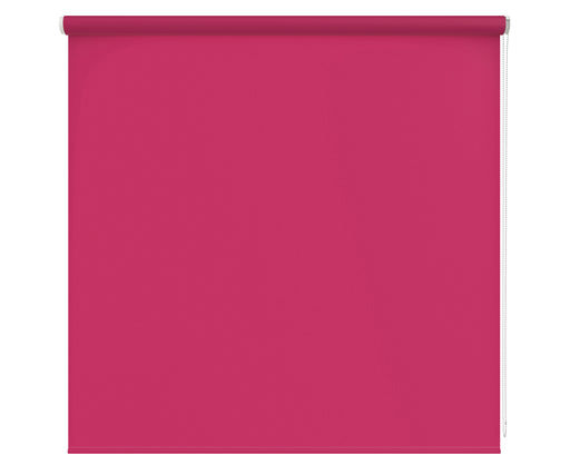 Pllain Pink Roller Blind 'Hot in Pink' lowered