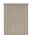 50mm Thermal Real Wooden Blind with Tapes 'Modern Grainy Wood' lowered