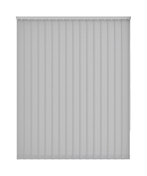 Plain Grey Dim Out Vertical Blind 'Noisy Grey' without frame