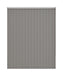 Plain Grey Thermal Waterproof Blackout Vertical Blind 'Nothing But Grey' without frame