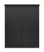 50mm Black Thermal Real Wooden Blind 'Smooth in Black' lowered