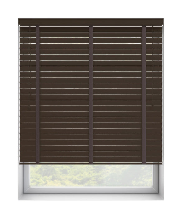 50mm Thermal Wooden Blinds with Tapes 'Coffee Lovers'