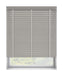 50mm Grey Real Wooden Blind with Tapes 'Modern Grainy Grey' raised