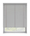 50mm Grey Thermal Real Wooden Blind with Tapes 'Slick in Silver' raised