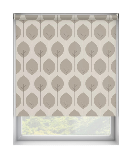 Multi Coloured Cream Floral Patterned Roller Blind 'Up, Up, and Cream' raised